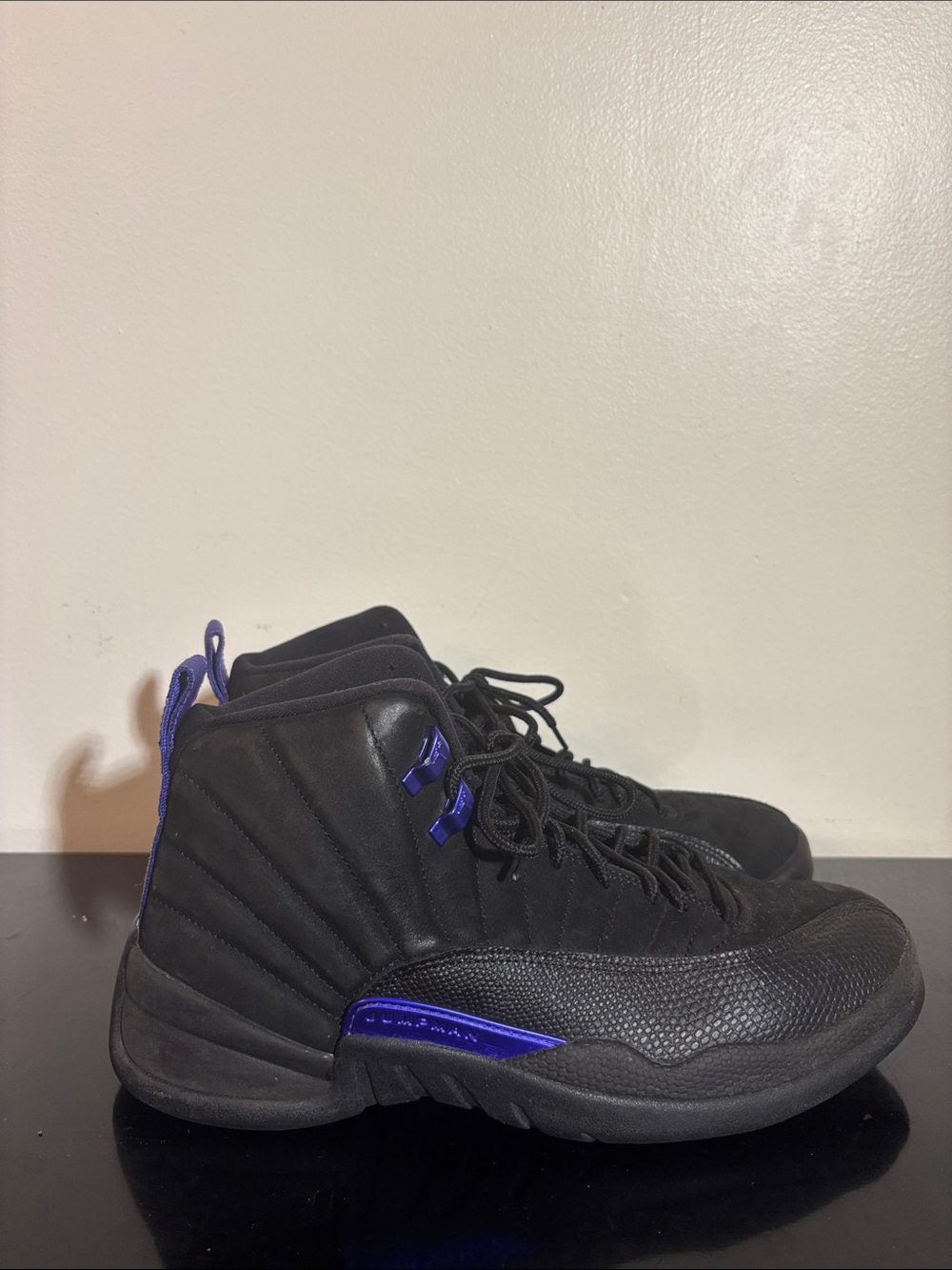 Nike Air Jordan 12 Dark Concord High-Top Sneakers
